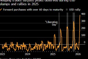 美国保险公司美元对冲规模飙升 超过所谓“解放日”峰值